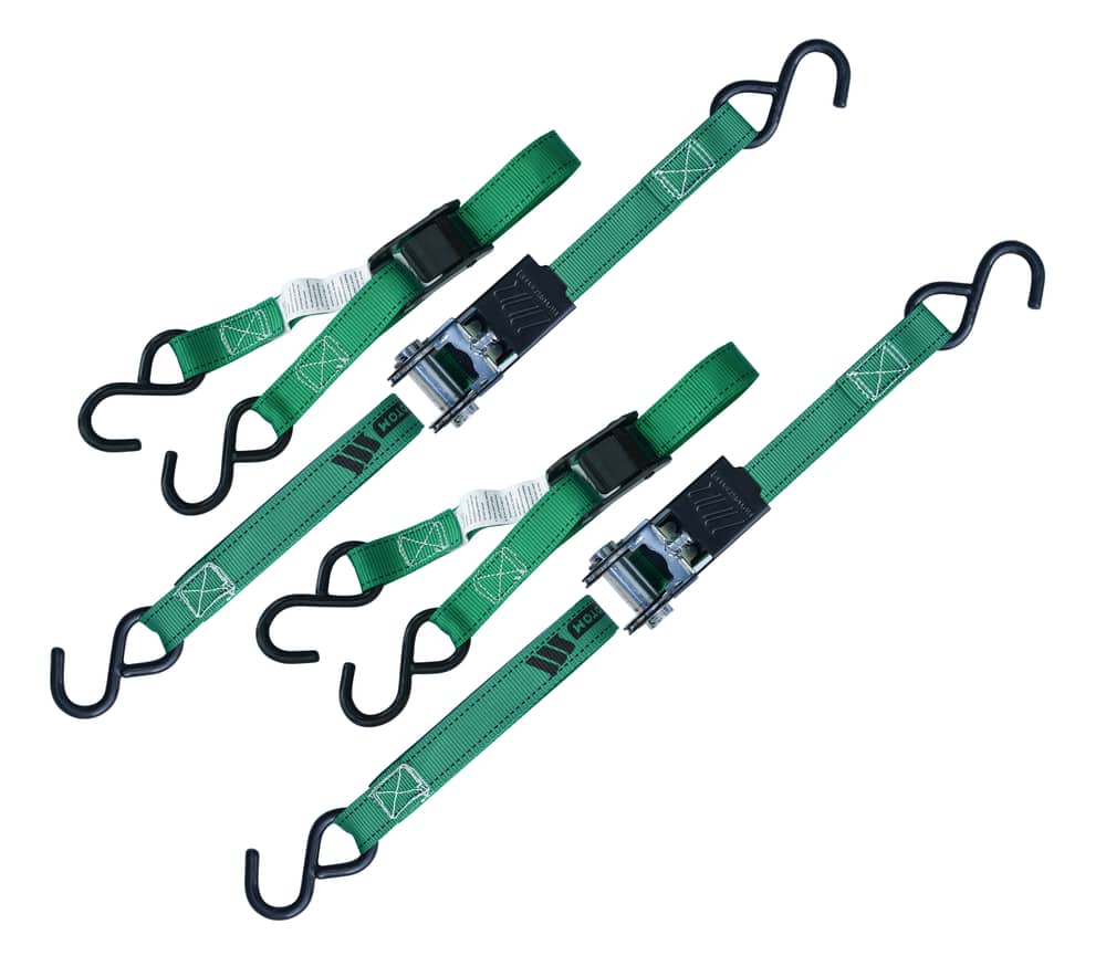 Motomaster 900 Lb Ratchet Cambuckle Tie Down Straps Non Padded 1 In X 10 Ft 4 Pk Canadian Tire