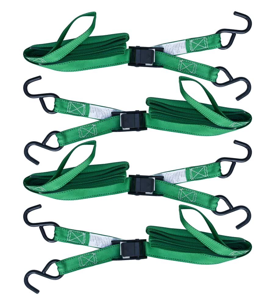 Motomaster 900 Lb Cambuckle Tie Down Straps Weatherproof 1 In X 10 Ft 4 Pk Canadian Tire
