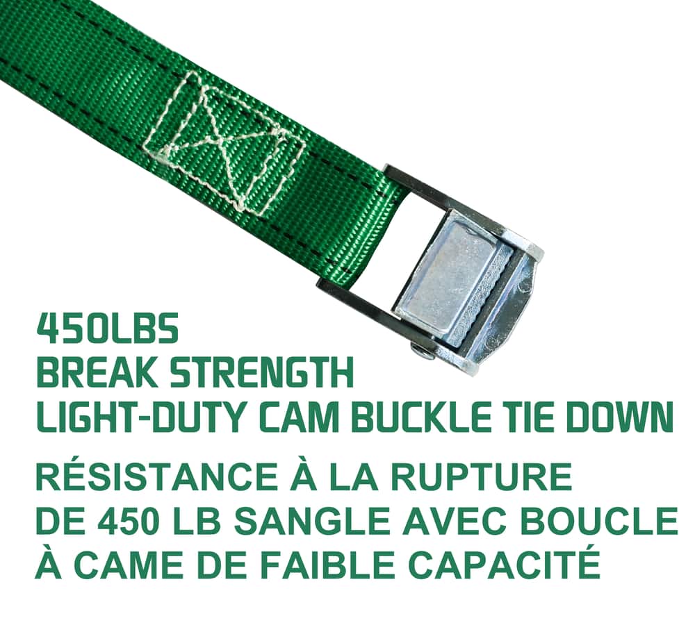 Light Duty Lashing Straps, 1-in x 12-ft, 2-pk | Canadian Tire