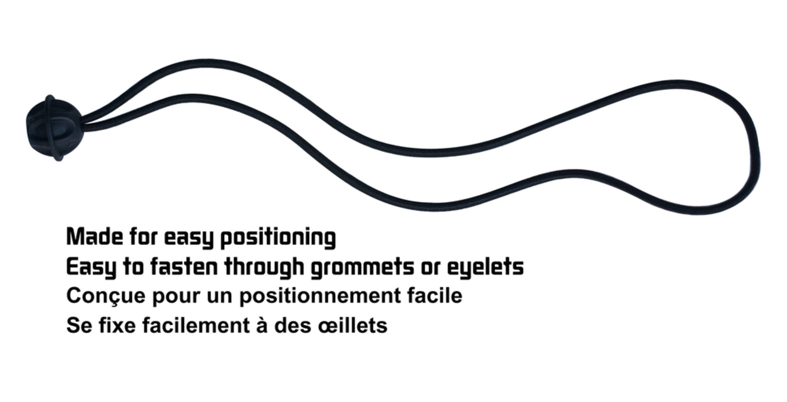 Certified Adjustable Bungee Cord Toggle Balls, 25cm, 8pk Canadian Tire