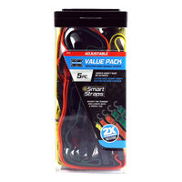 SmartStraps™ BungeeX Value Pack Assortment, 5-pc Front_Flat