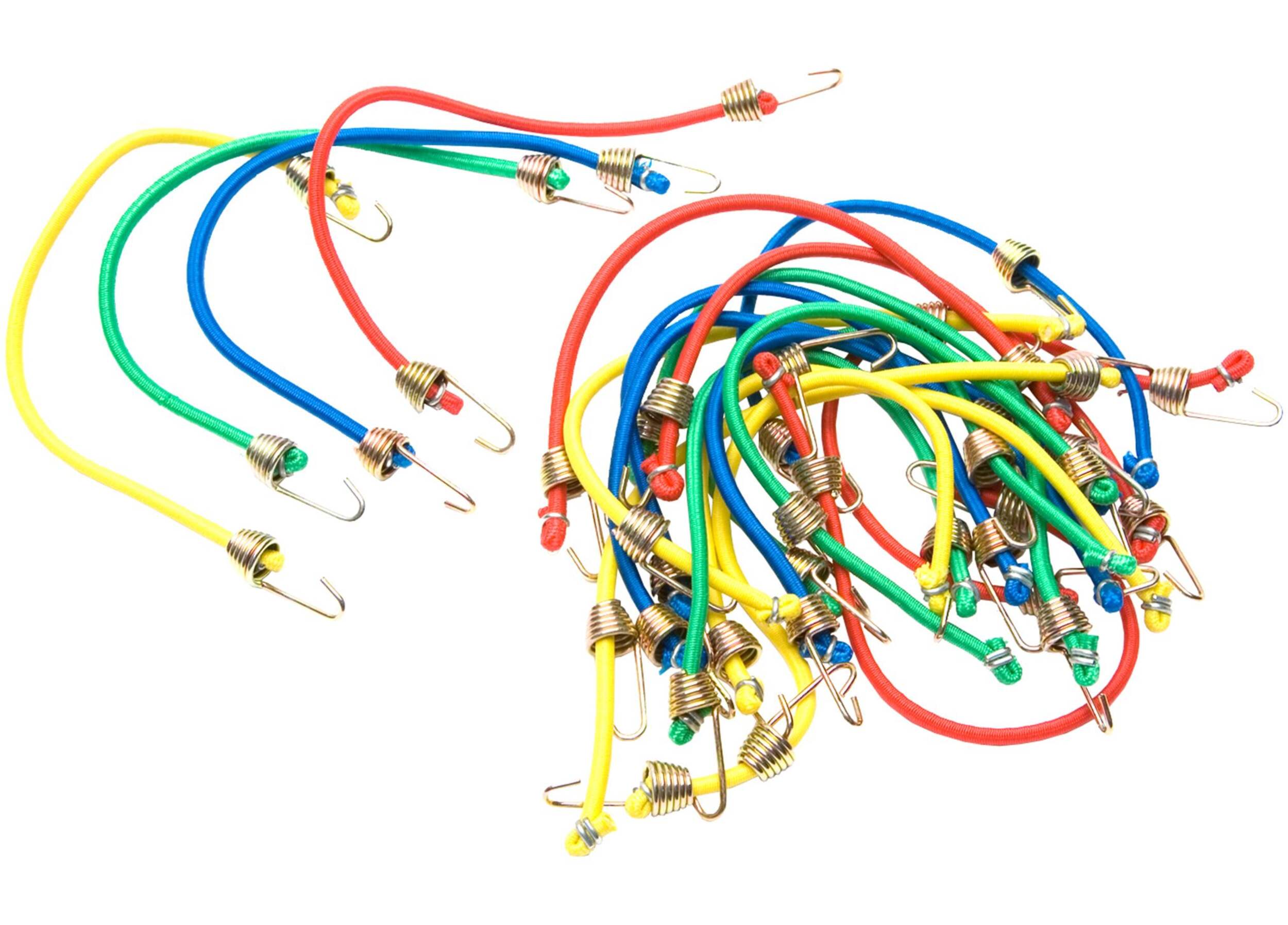 Certified Mini Bungee Cord Value Pack, 10-in, 20-pk Composite_or_Mixed