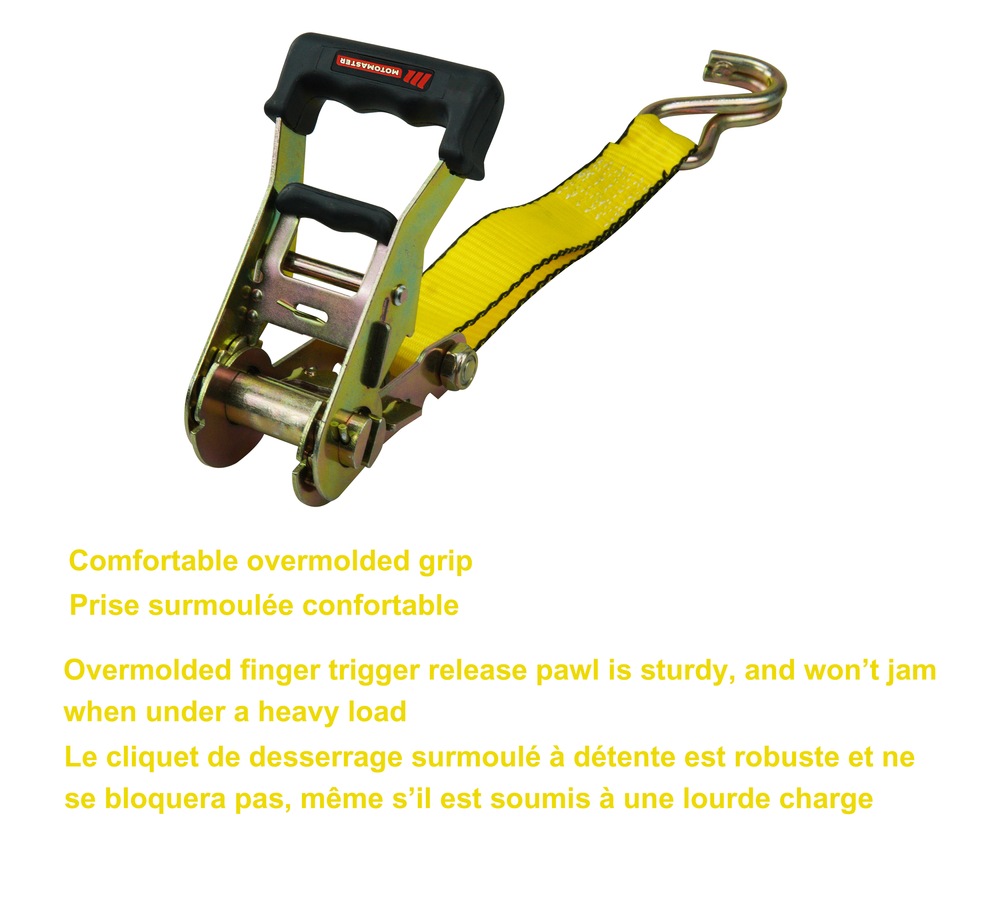 MotoMaster 5,000lb Commercial Ratchet Tie Down Straps, with Ultra