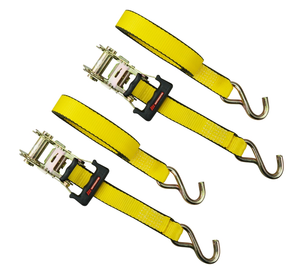 MotoMaster 5,000lb Commercial Ratchet Tie Down Straps, with Ultra