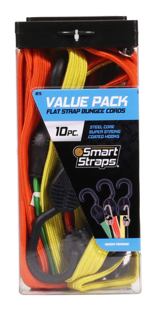 Certified Flat Strap Bungee Cord Kit, Assorted Sizes, 10-pk | Canadian Tire