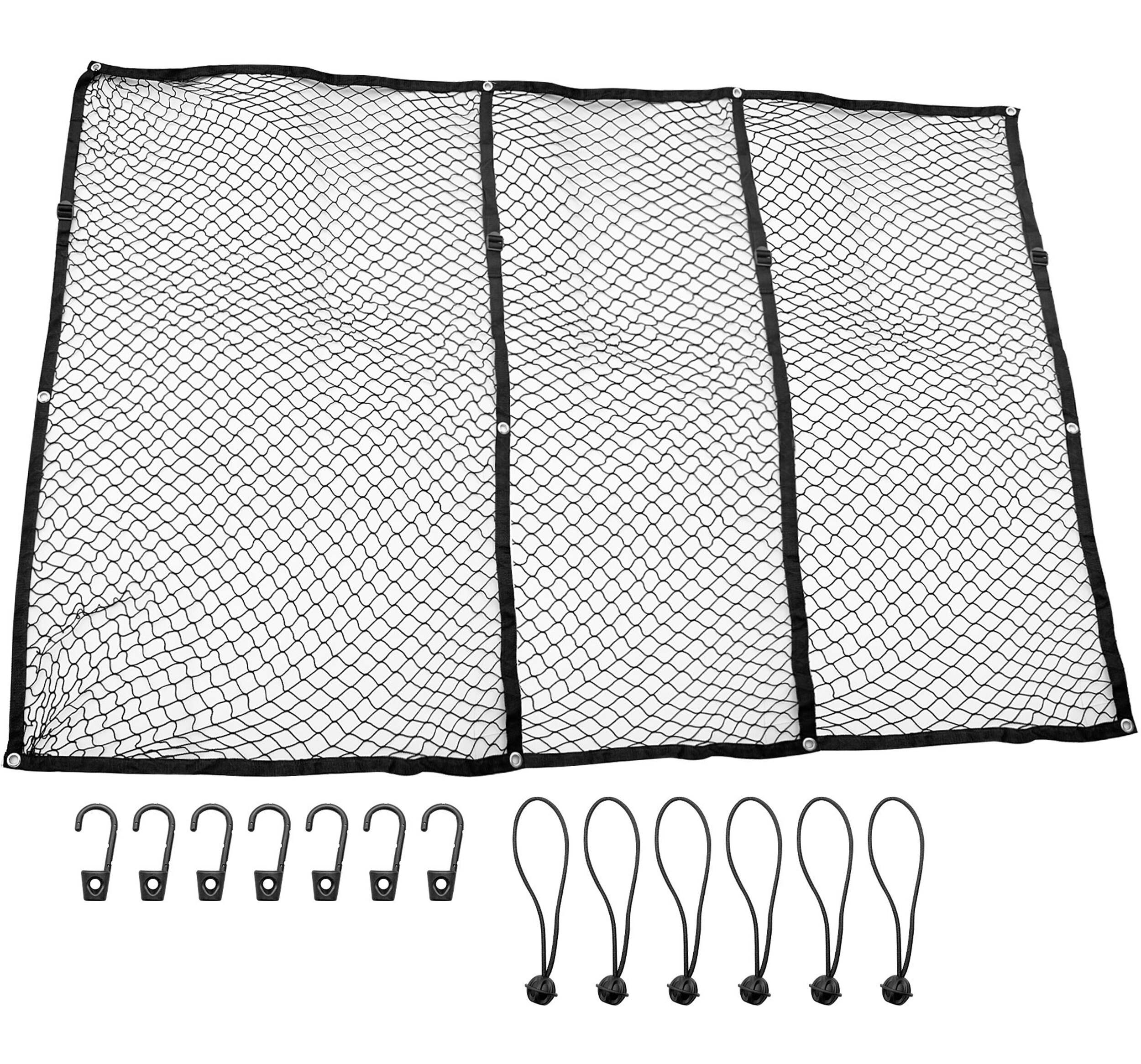 Certified Adjustable Truck Cargo Net, 55-in x 78-in Composite_or_Mixed