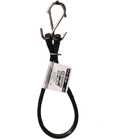 Certified Rubber Bungee Cord, with S-Hook, 21-in Front_Flat