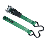 Sangles à cliquet rembourrées MotoMaster, résistance à la rupture de 1 500 lb, 1 po x 14 pi, paq. 4 Front_Three_Fourths_Angled_Right