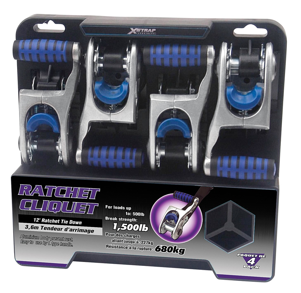 XStrap 12ft Aluminum Ratchet Tie Down Set Canadian Tire