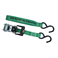 MotoMaster 1,500-lb Ratchet Tie-Down Straps, with Padded Handle, 1-in x 14-ft, (2.5 cm x 4.3 m), 4-pk Front_Angled_Right