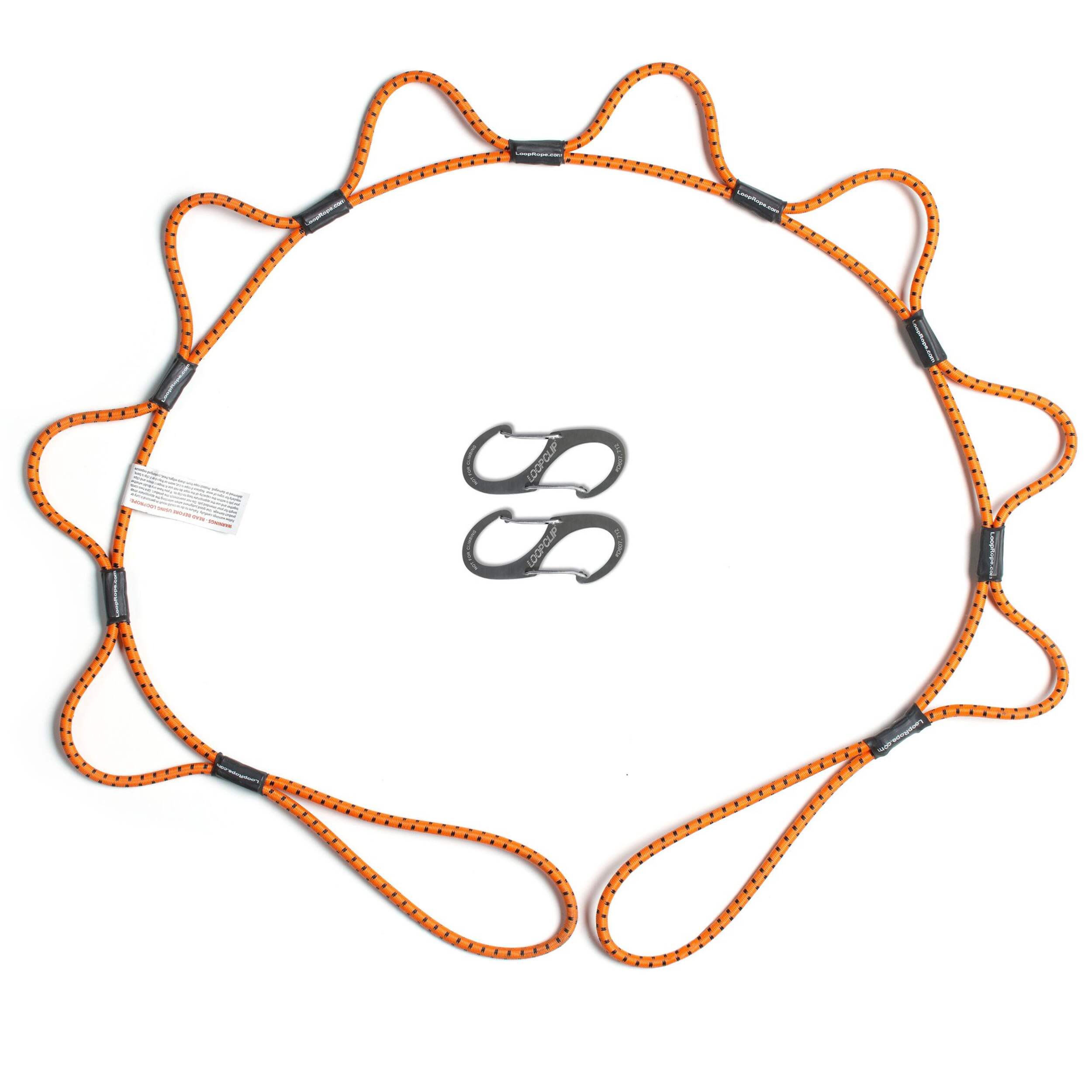 Système de cordon élastique LoopRope, 5 pi Overhead_Flat