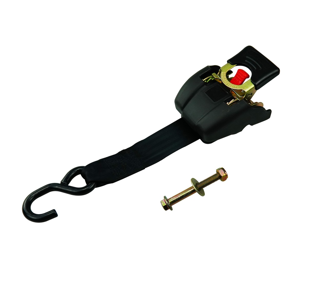 MotoMaster 3,300lb Retractable Transom Tie Down Strap, 2in x 43ft, 2