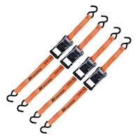 Sangles à cliquet service intense MotoMaster, résistance à la rupture de 3 000 lb, très long, 1,25 po x 20 pi, paq. 4 Front_Angled_Left