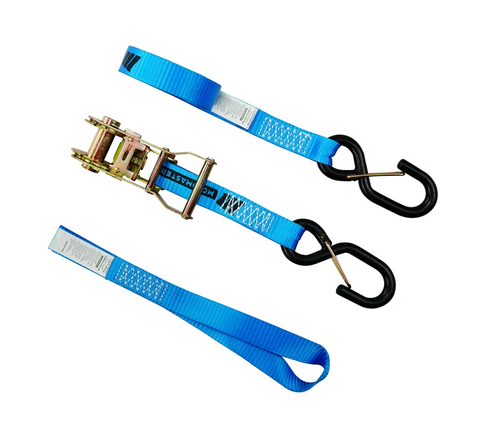 MotoMaster 3,000lb Ratchet Tie Down Strap, 6ft, 2pk Canadian Tire