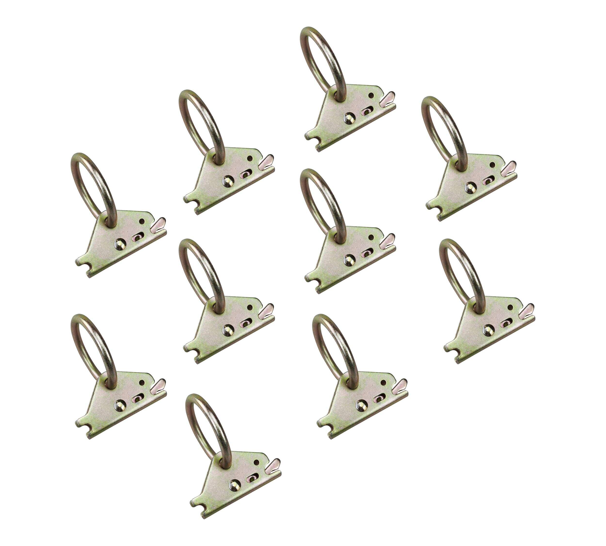 MotoMaster Truck Bed Tie Down Anchors, 10-pk Front_Angled_Right