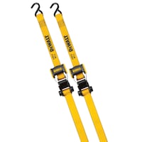 DEWALT DXBC18002 1,800-lb Ratchet Tie-Down Straps, 1.25-in x 12-ft, 2-pk Front_Flat