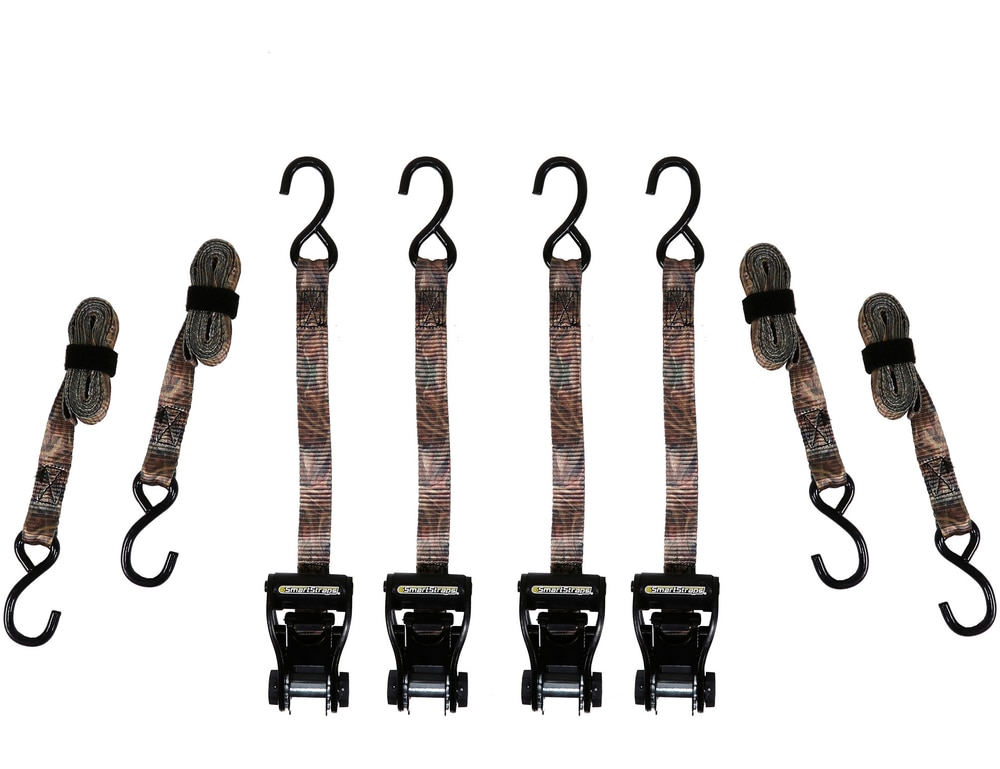 SmartStraps™ 14ft 1,500 lb Standard Duty Black Handle RatchetX Tie