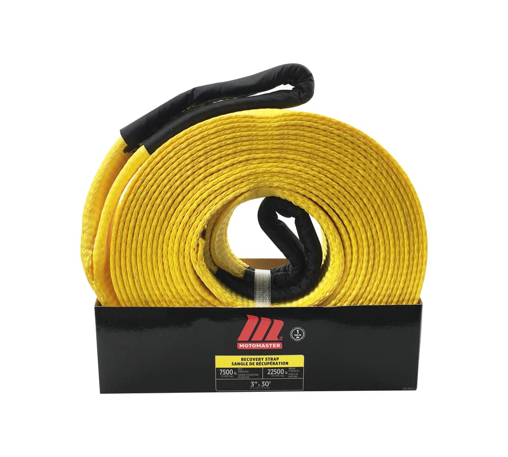 MotoMaster 20,000-lb Tow Strap, 4-in x 30-ft