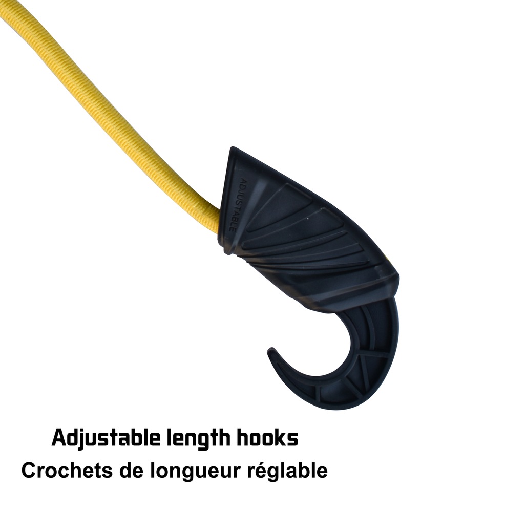 Certified Adjustable Bungee Cord, for Light Duty Use, 1624in