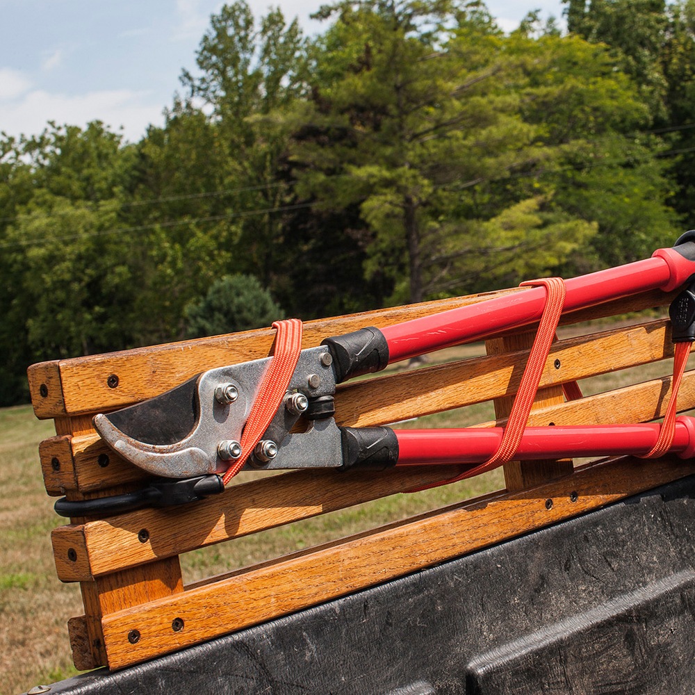 Certified Flat Strap Bungee Cord, with Steel Core Hooks, Assorted Sizes