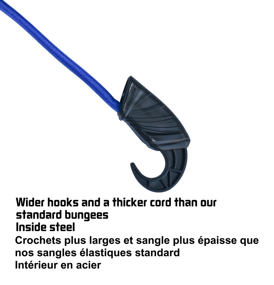 Adjustable Bungee Cord, Blue, 1420in Canadian Tire