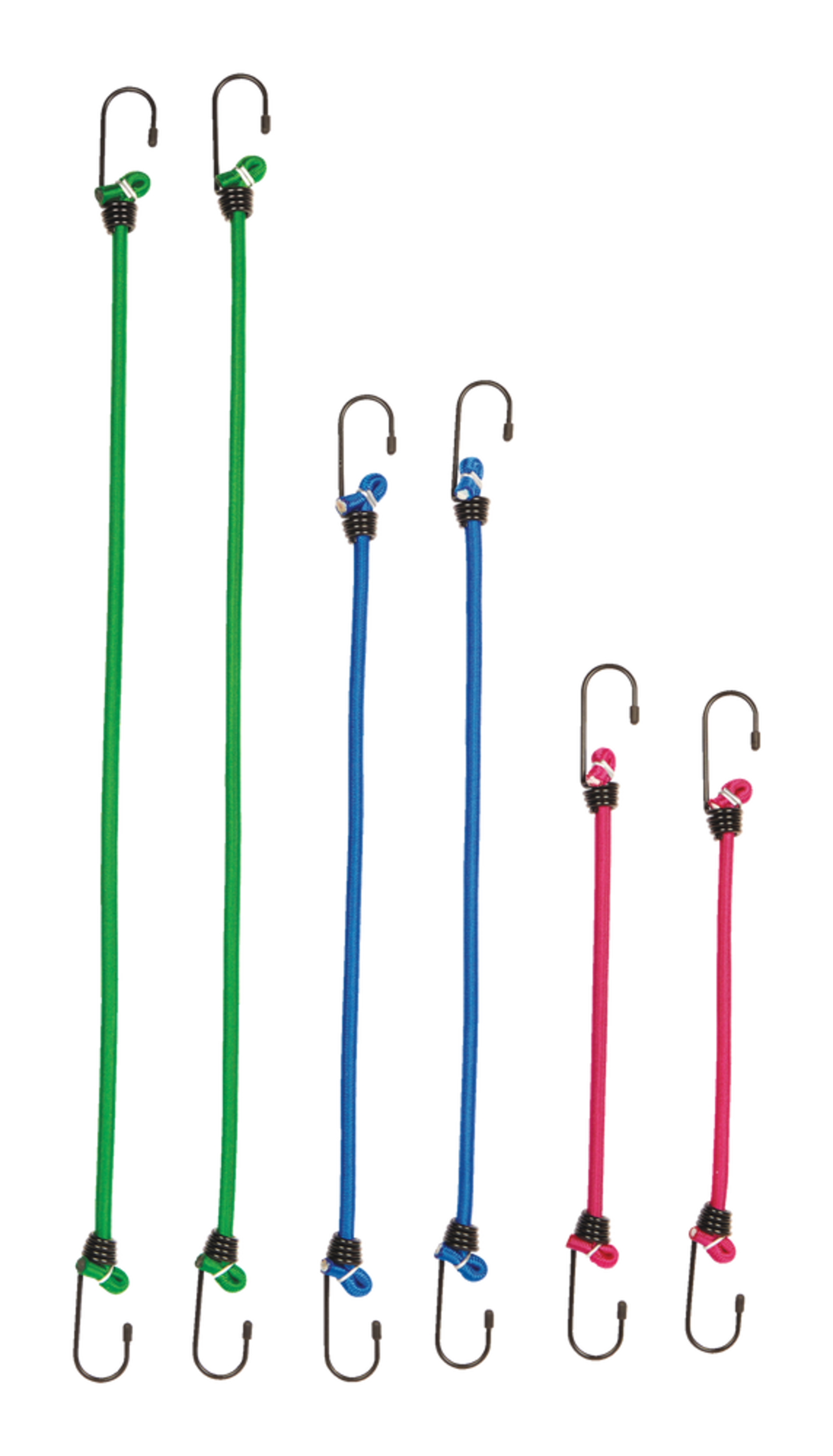 Certified Standard Bungee Cord Kit, Assorted Sizes, 6pk Canadian Tire