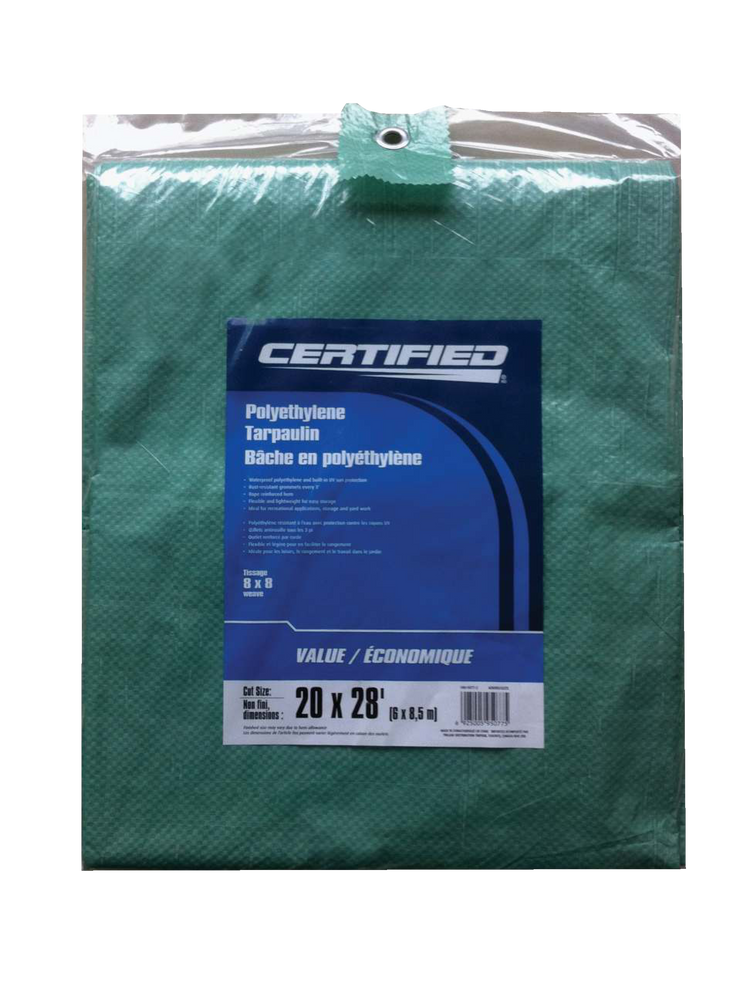 Certified Light Duty Poly Tarp, Waterproof, 20-ft x 28-ft | Canadian Tire