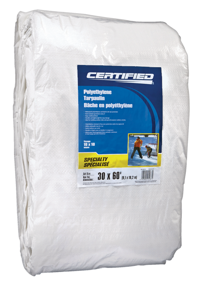 Certified Ice Rink Tarp, 30ft x 60ft Canadian Tire
