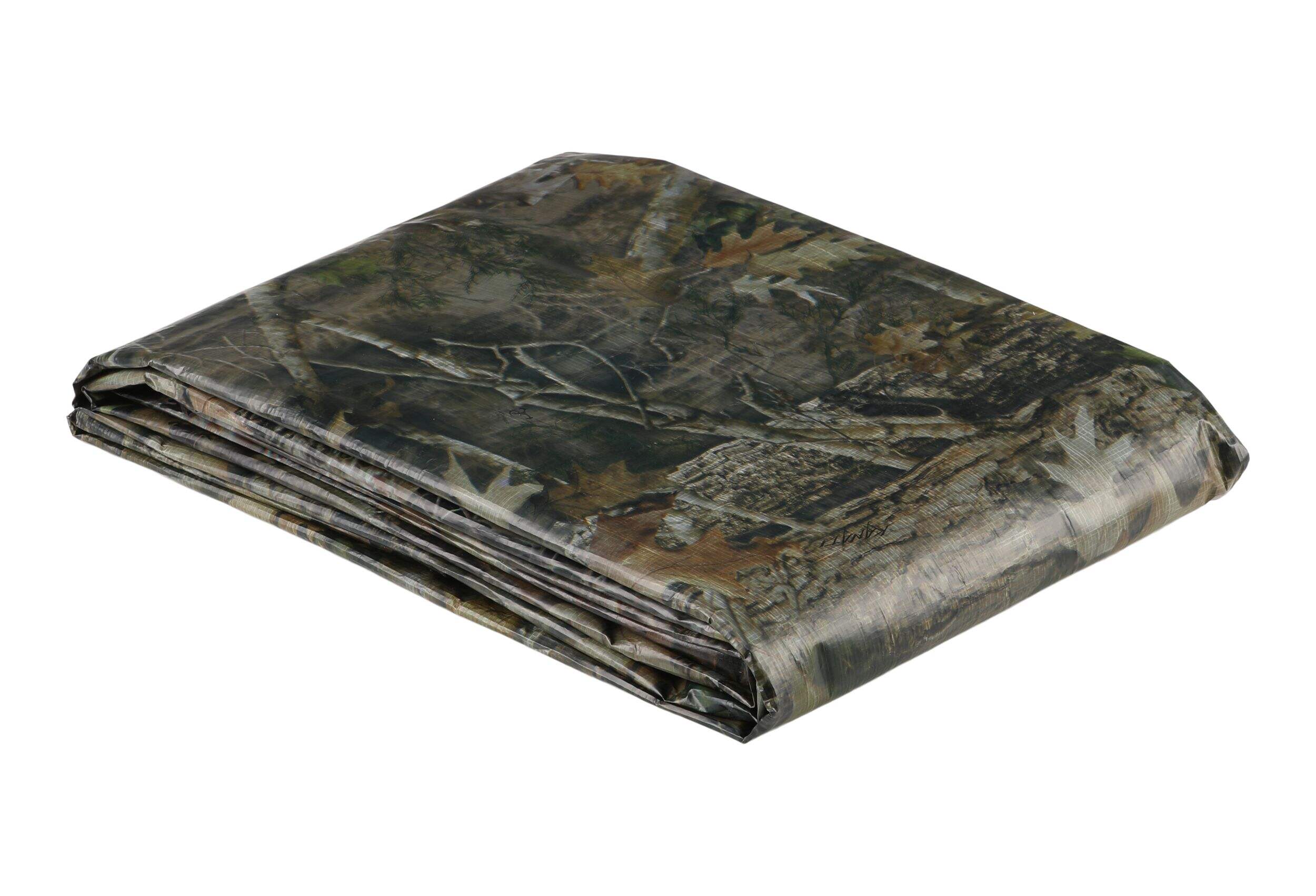 Certified Camouflage Polyethylene Tarpaulin, Waterproof, 10 x 12-ft (3 x 3.6 m) Front_Three_Fourths_Angled_Right