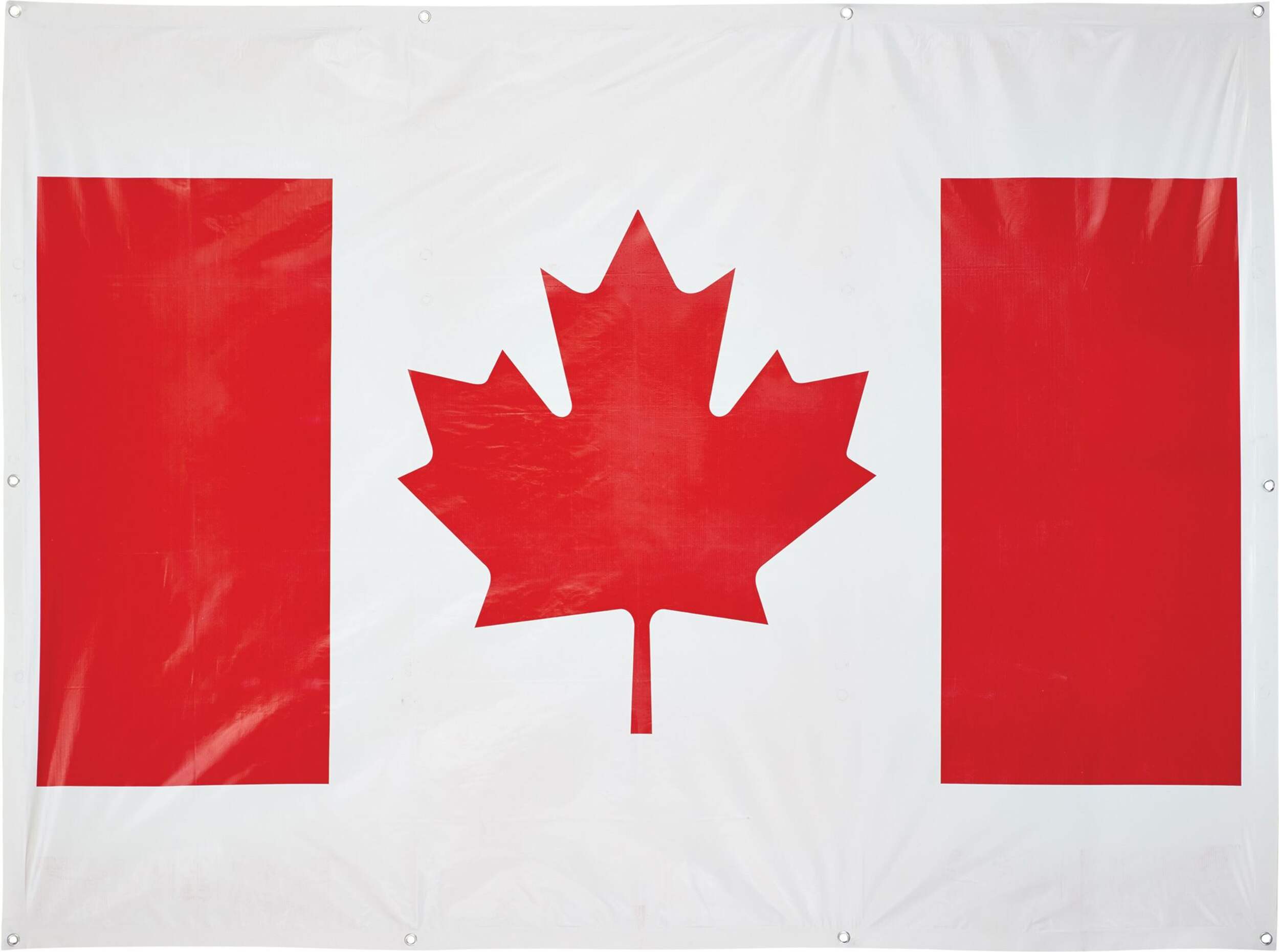 Canada Flag Poly Tarp, 6 x 8-ft Front_Flat