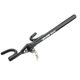 The Club Basic Steering Wheel Lock, Black Front_Three_Fourths_Angled_Left