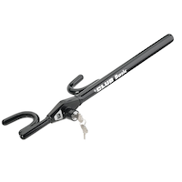 The Club Basic Steering Wheel Lock, Black Front_Three_Fourths_Angled_Left