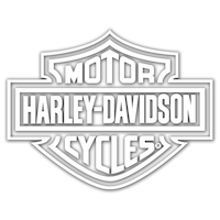 Décalcomanie Harley Davidson Front_Flat