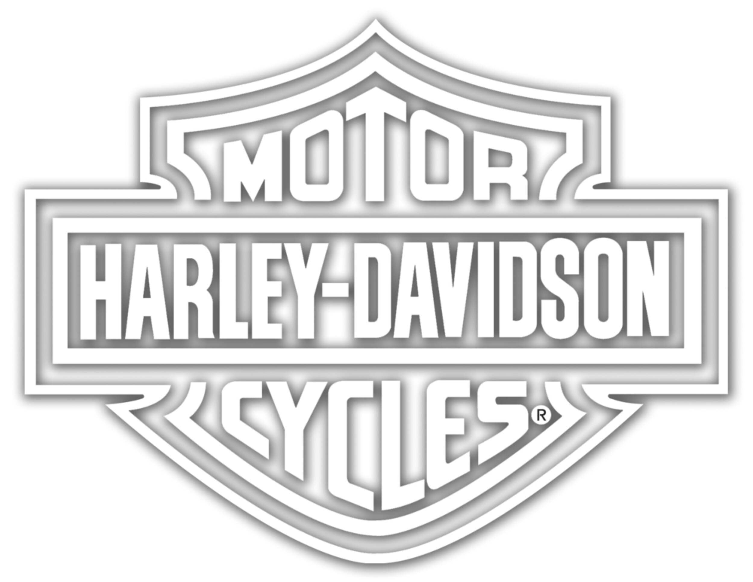 Harley Davidson Die Cut Decal Front_Flat