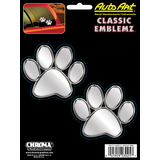 Paw Prints Emblem Decal Front_Flat