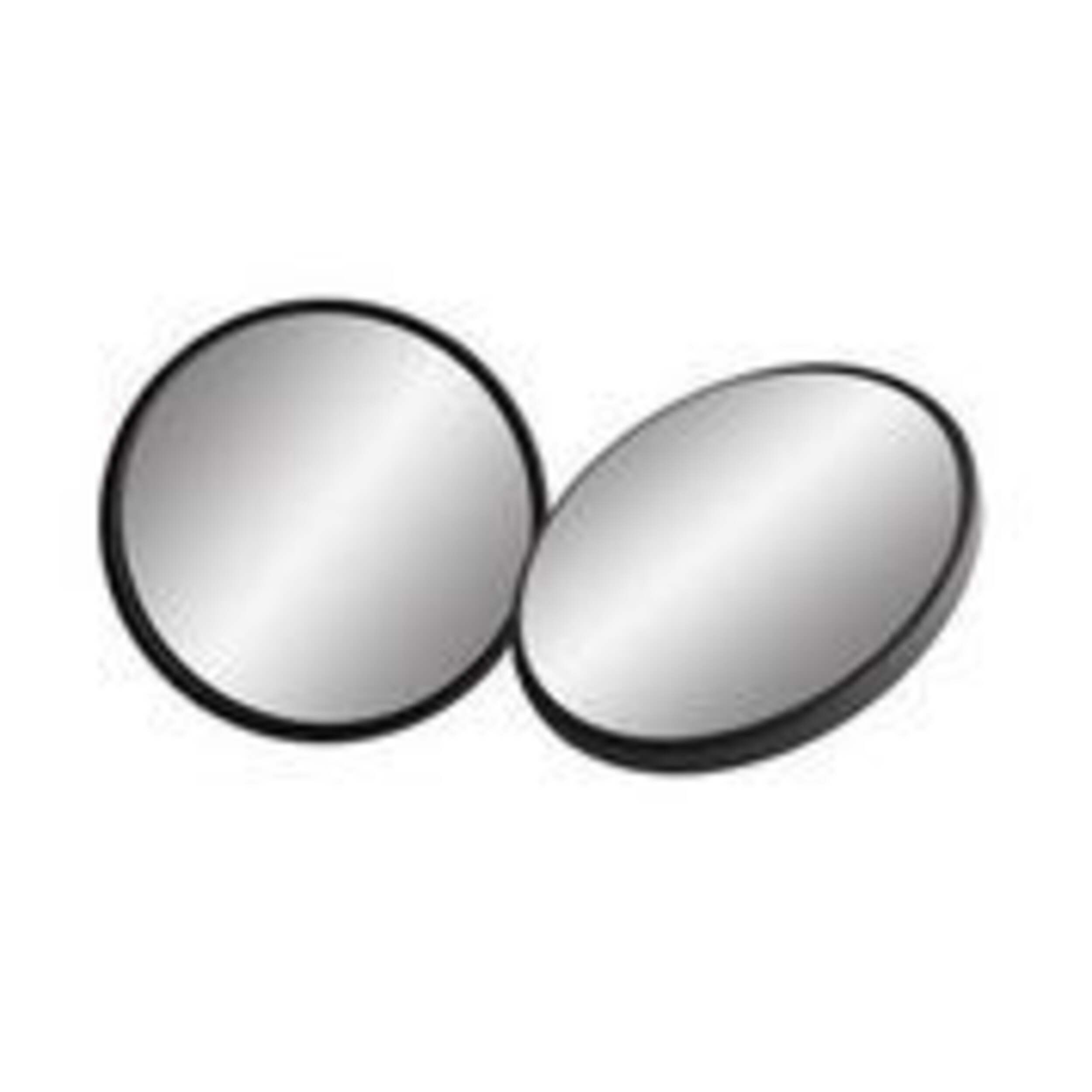K Source Round Blind Spot Mirrors, 3-in, 2-pk Composite_or_Mixed