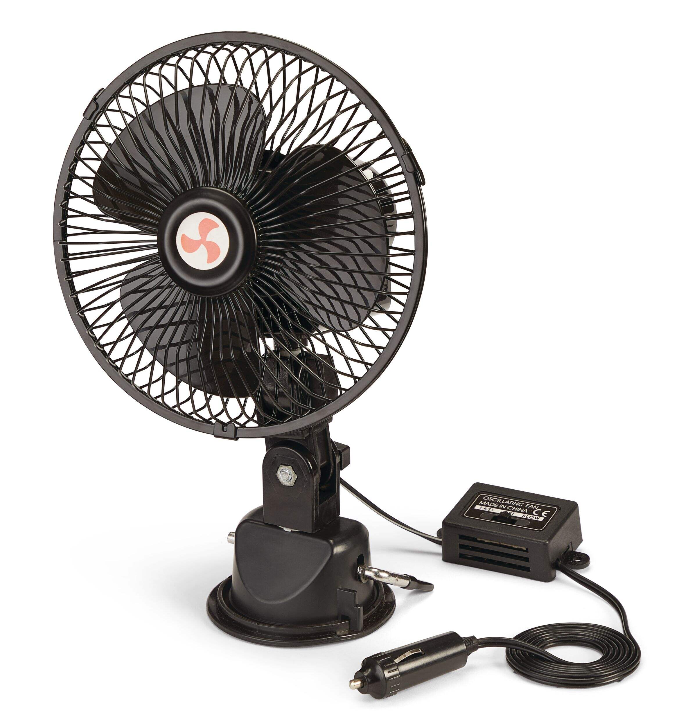 Large 12V Fan Front_Three_Fourths_Angled_Left