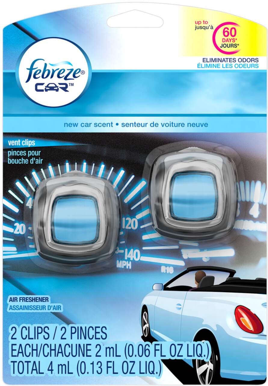 8 Pieces Febreze Car Air Freshener 0.06 Oz Vent Clip Laundry Fresh - Air  Fresheners - at 