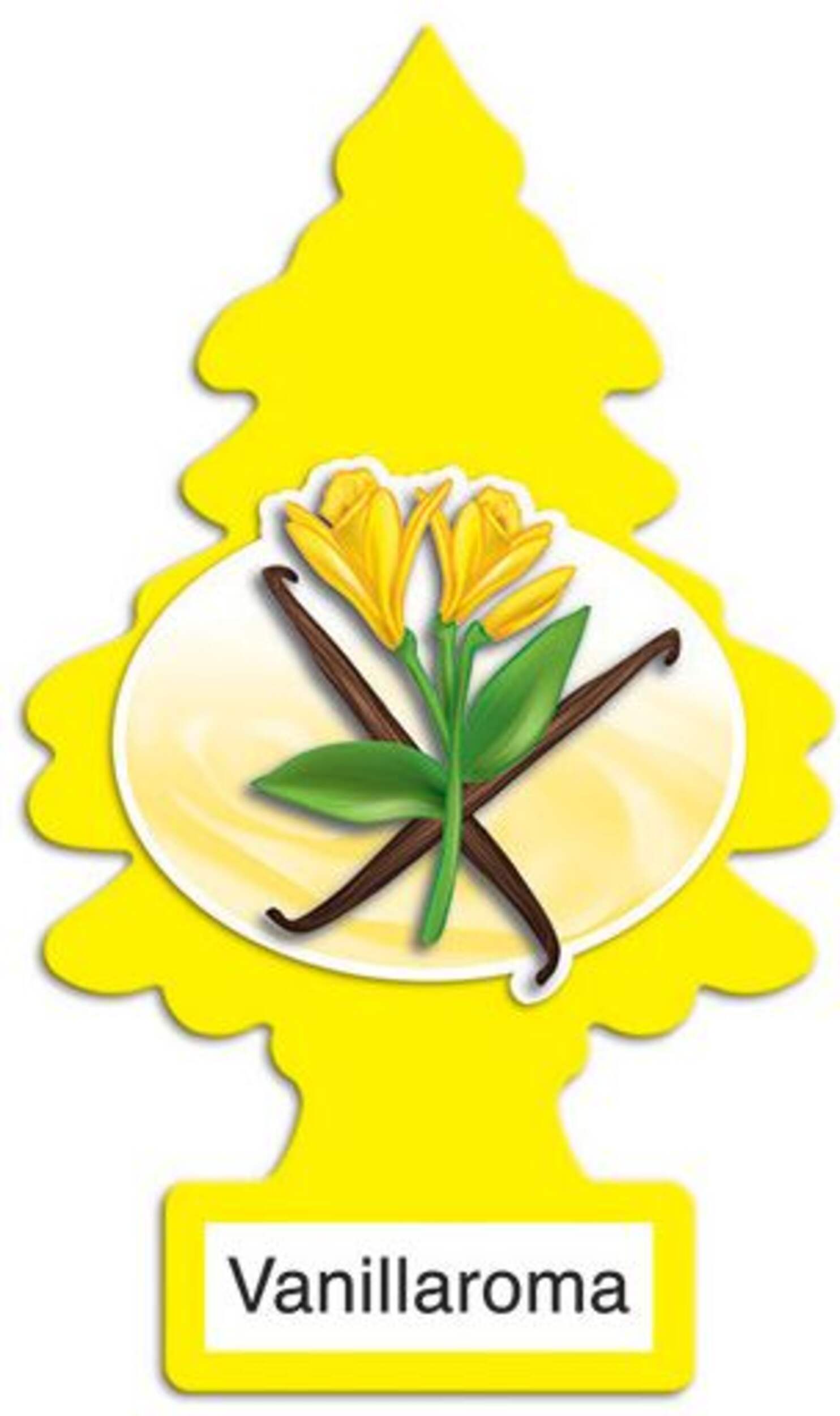 Little Trees Hanging Air Freshener, Vanillaroma, 6-pk Front_Flat