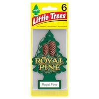 Little Trees Hanging Air Freshener, Royal Pine, 6-pk Front_Flat