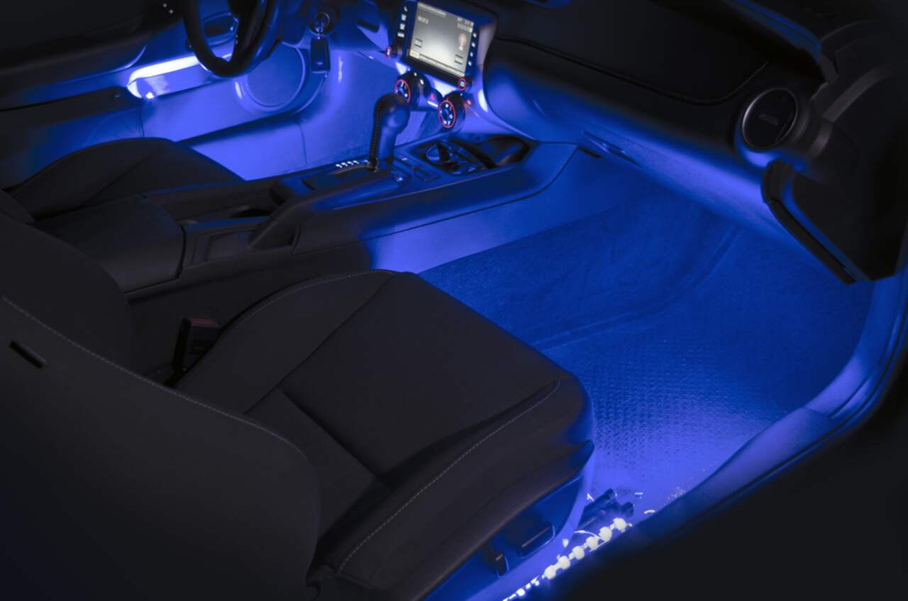 Multi Colour LED Vehicle Strip Lights with Remote 9 in Canadian Tire