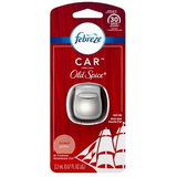 Febreze Car Odor-Fighting Air Freshener Vent Clip, Original Old Spice Scent, 1 count Front_Flat