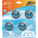 Armor All Vent Clip Air Freshener, Tranquil Skies 4-pk Front_Flat