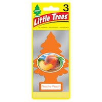 Little Trees Hanging Air Freshener, Peachy Peach, 3-pk Front_Flat