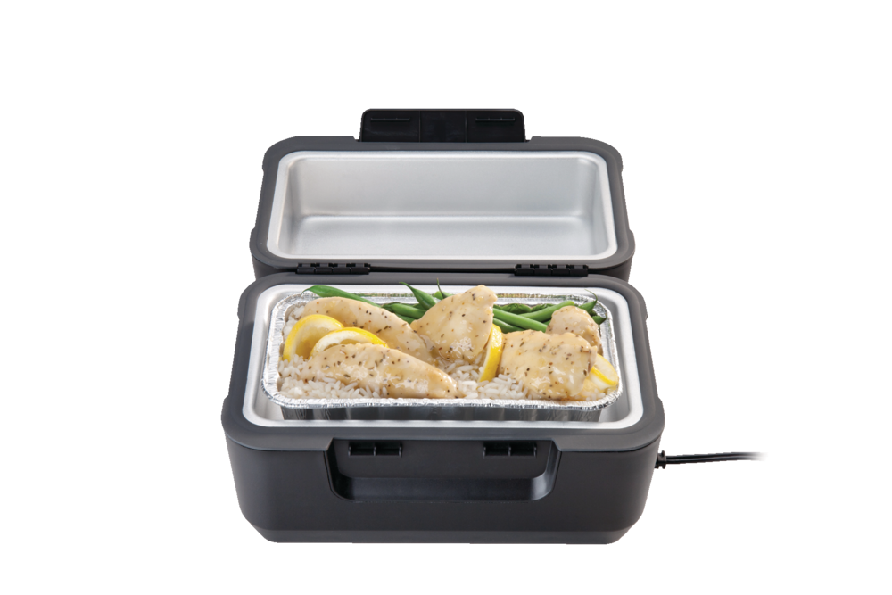 Zone Tech Food Heating Lunch Box - Insulated Warmer & Heater Black Lunch Box  For Meals Reheating & Food Cooking -picnics, Travelling, Office & Camping :  Target