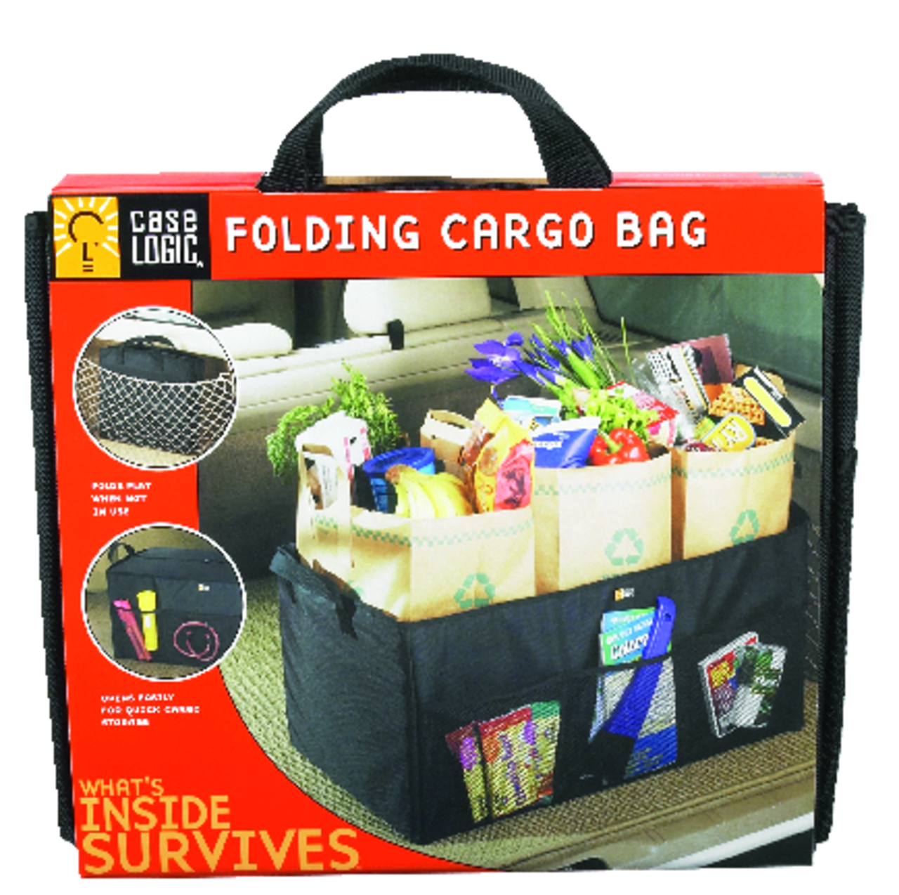 Auto Trends Folding Cargo Bag Trunk Organizer