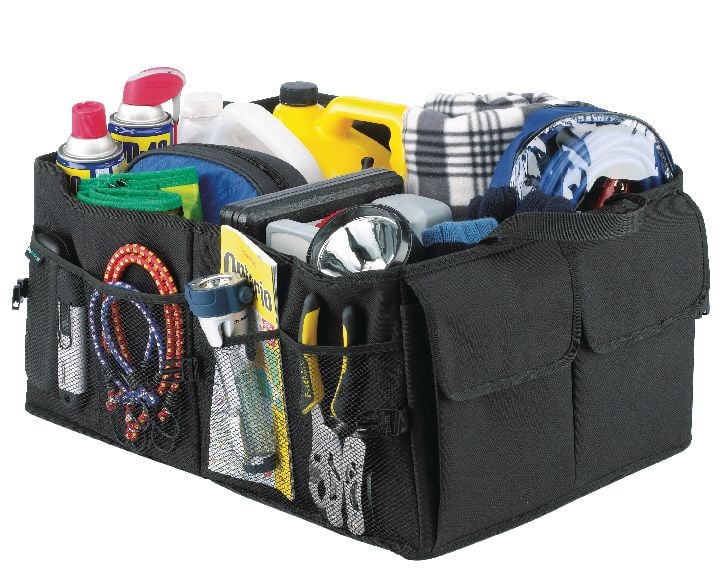 AutoTrends Folding Cargo Bag Trunk Organizer for Car Black Canadian Tire