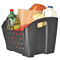 Rubbermaid Auto Single Bin Organizer Front_Angled_Left