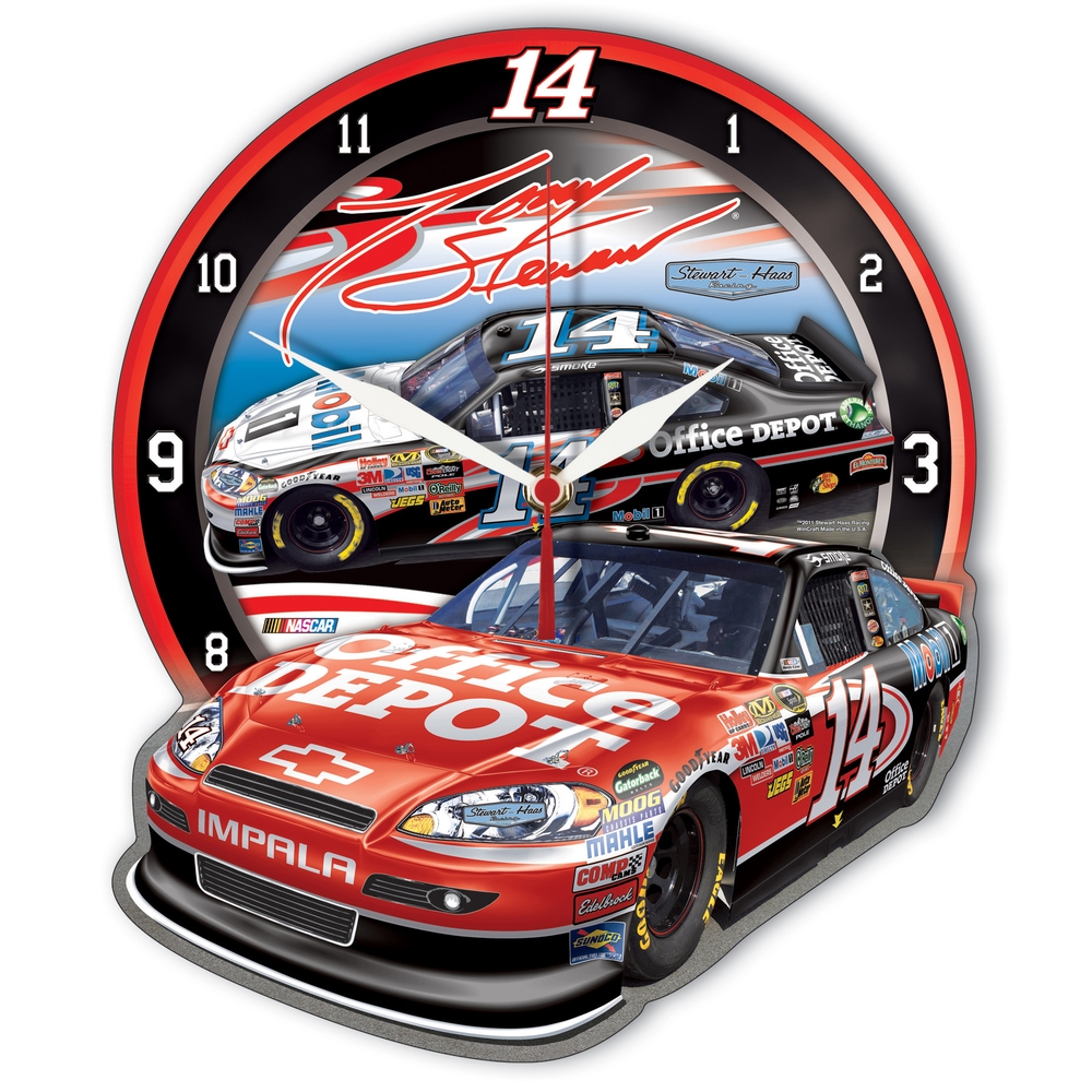 NASCAR Tony Stewart Wall Clock Canadian Tire