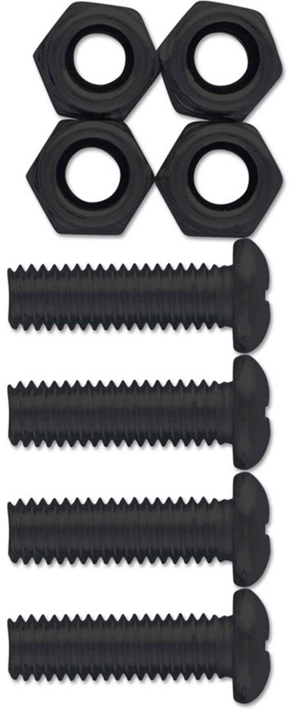 AutoTrends Metric Steel License Plate Fasteners Front_Flat